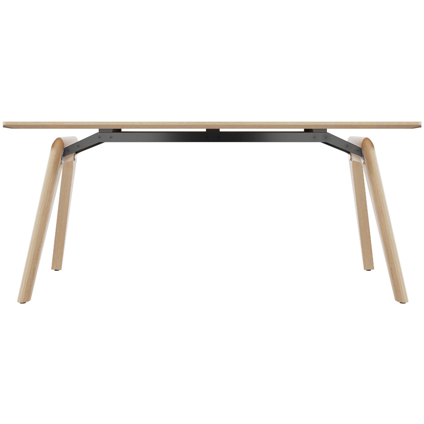 BRALCO RAIL meeting table | 1800 - 2400 mm (6 - 8 people) | Real wood, natural oak