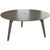 BRALCO RAIL meeting table | Round, 1200 - 1600 mm (4 - 6 people), real wood, dark gray oak