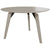 BRALCO RAIL meeting table | Round, 1200 - 1600 mm (4 - 6 people), real wood, light gray oak