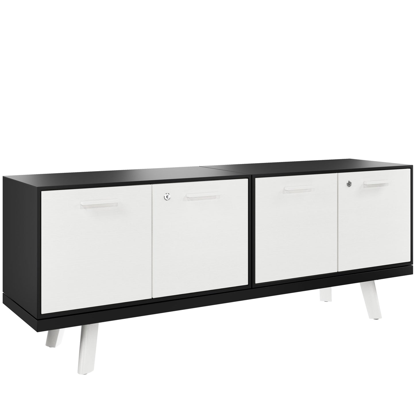 Bralco RAIL Punti di bassa bordo | 1,5 OH, 1603 x 400 mm, bianco di quercia
