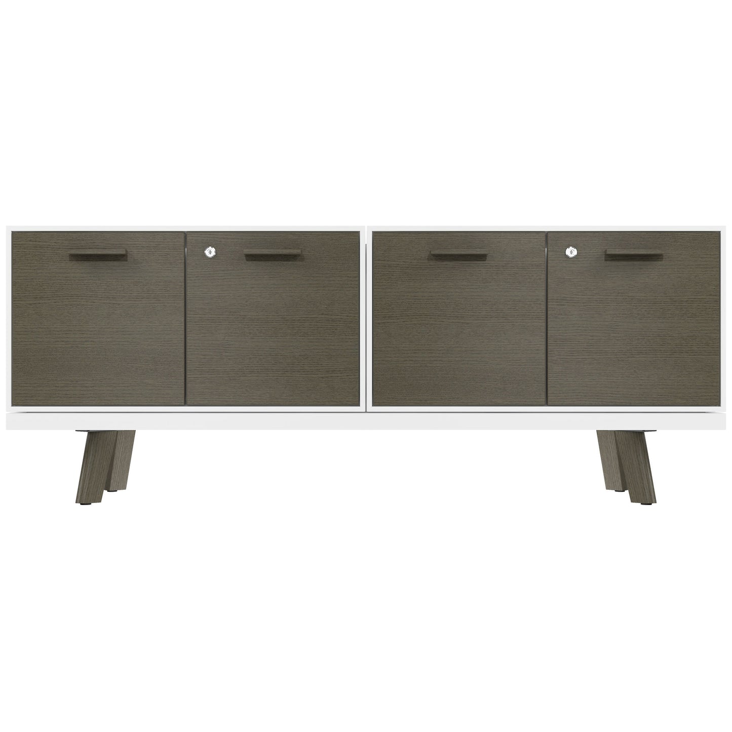 Bralco RAIL Punti di bassa bordo | 1,5 OH, 1603 x 400 mm, grigio scuro in rovere