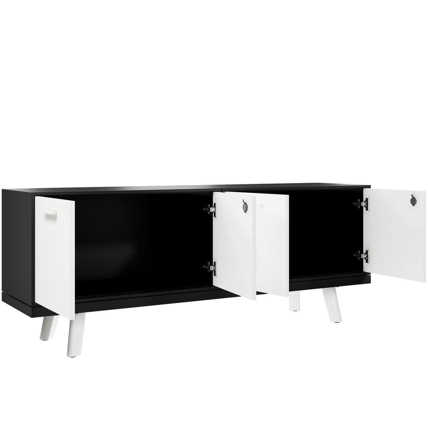 Bralco RAIL Punti di bassa bordo | 1,5 OH, 1603 x 400 mm, bianco di quercia