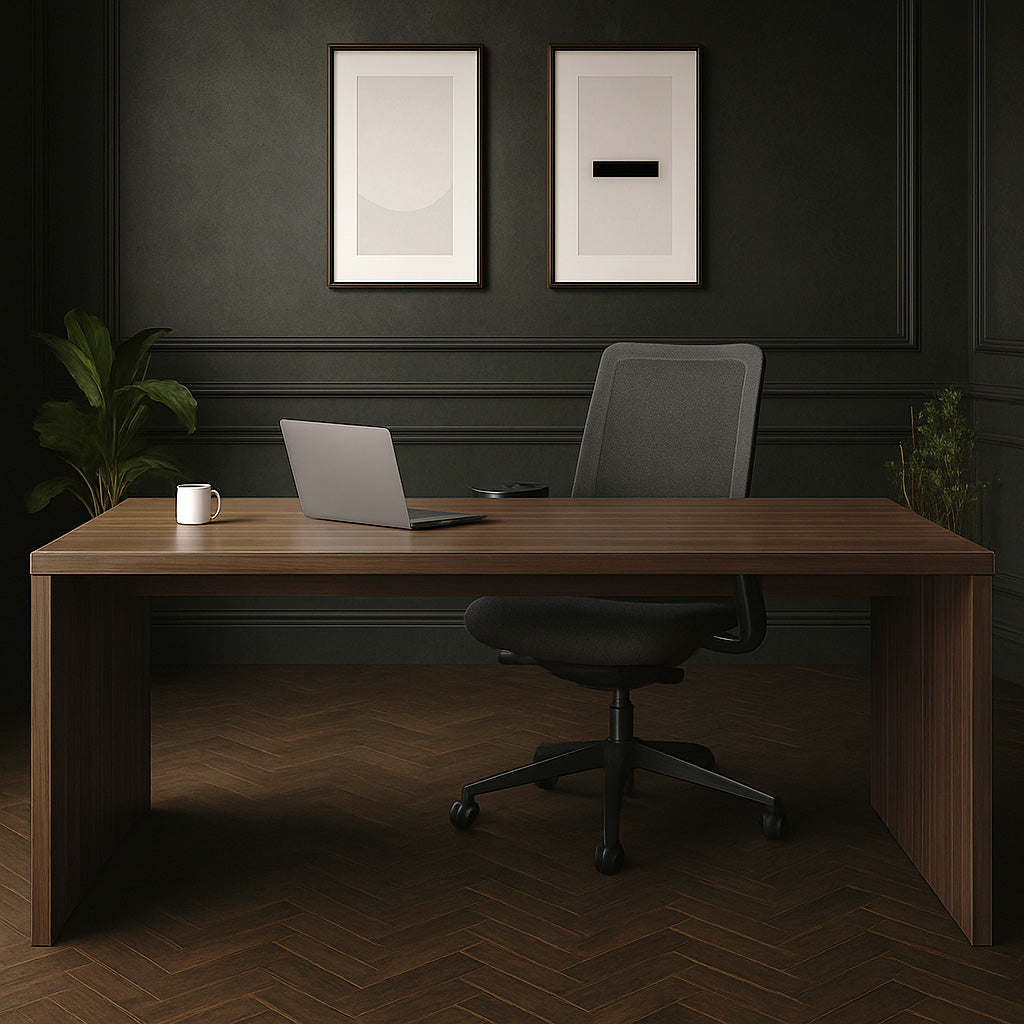 Bralco SILE Bureau | 1800 - 2000 mm, cadre de joues, noyer