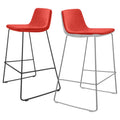 TWIST&SIT bar stool | Sled base, 635 mm seat height, wool cover SYNERGY - 4 Thumbnail Image