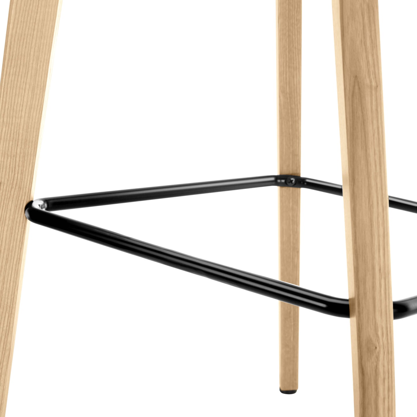 TWIST&SIT bar stool | Solid wood frame, 735 mm seat height, wool cover VELITO