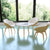 NOVA WOOD Table basse | Cadre en bois solide rond, Ø 700 mm, blanc HPL