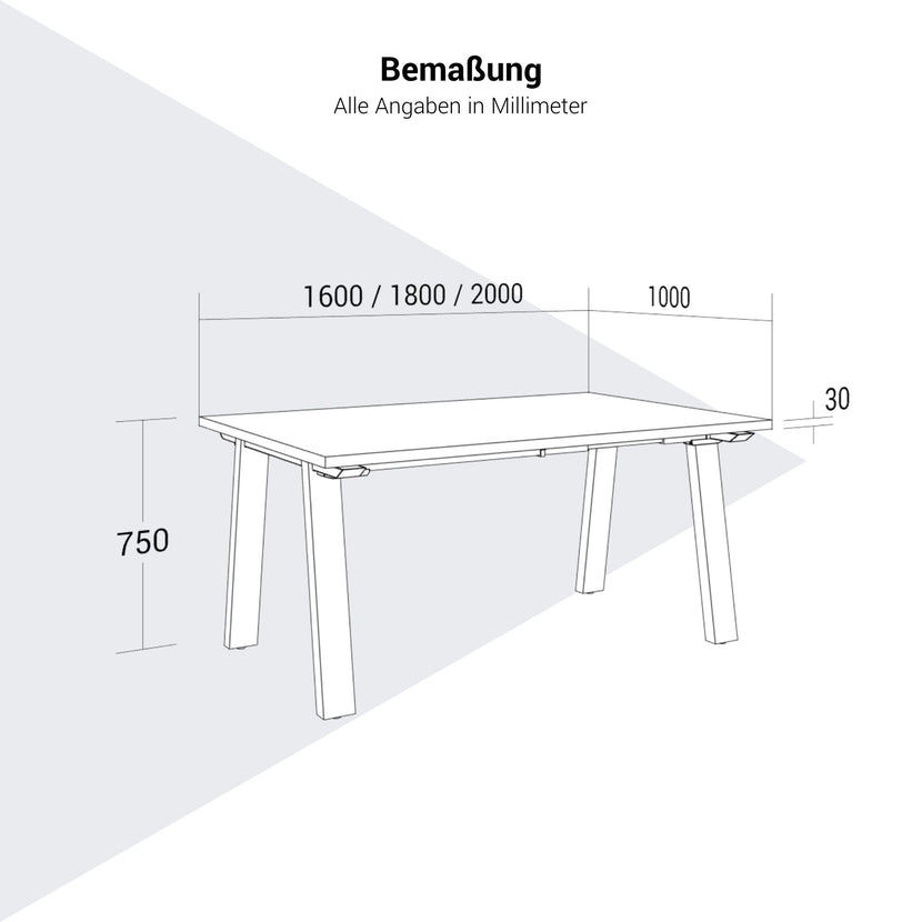 BRALCO TAKE OFF FARM Besprechungstisch | 1600 - 2000 mm (6 - 8 Personen), Wildeiche