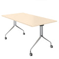 MARA - ARGO TILTING Conference table | mobile, foldable, 1600 x 800 mm, maple - 3 Thumbnail Image