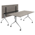MARA - ARGO TILTING Meeting Table | Mobile, foldable, 1600 x 800 mm, grey northern oak - 1 Thumbnail Image