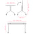 Mara LIBRO TILTING Tableau de conférence | Roulable, pliable, 1600 x 800 mm, gris de chêne nord