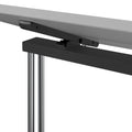 MARA - ARGO TILTING Conference table | Mobile, foldable, 1600 x 800 mm, Pearl gray - 5 Thumbnail Image