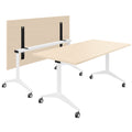 MARA - SAVIO TILTING Folding table | mobile on castors, foldable, 1600 x 800 mm, maple - 1 Thumbnail Image