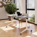 MARA - SAVIO TILTING Klapptisch | Rollbar, klappbar, 1600 x 800 mm, Nordeiche grau - 1 Thumbnail Image