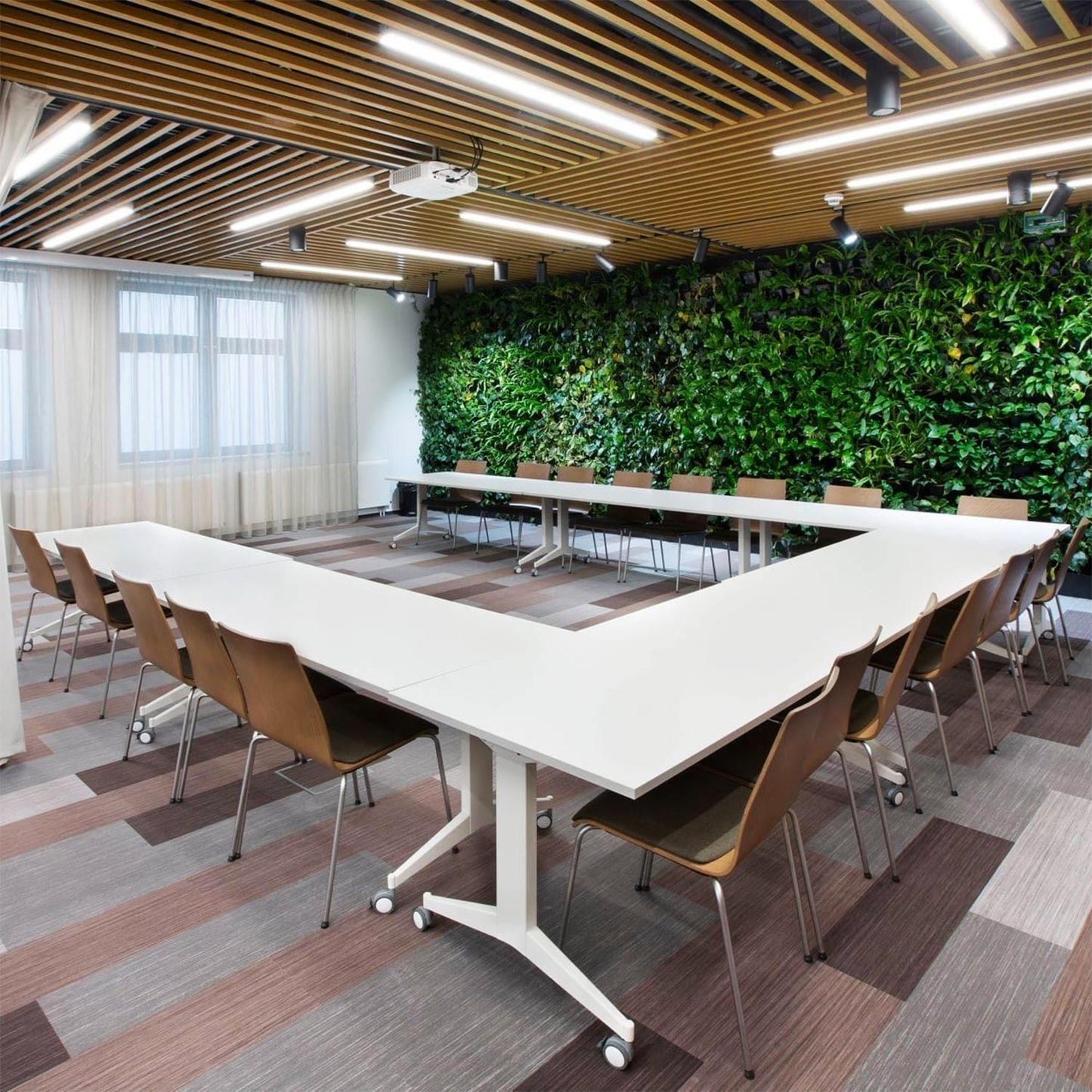 Mara SAVIO TILTING Tabella pieghevole | Arrotolabile, pieghevole, 1600 x 800 mm, bianco