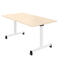 MARA - TILTING Folding Table | on castors, foldable, 1600 x 800 mm, Maple - 2 Thumbnail Image