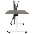 MARA - TILTING Klapptisch | Rollbar, klappbar, 1600 x 800 mm, Cubanitgrau - 3 Thumbnail Image