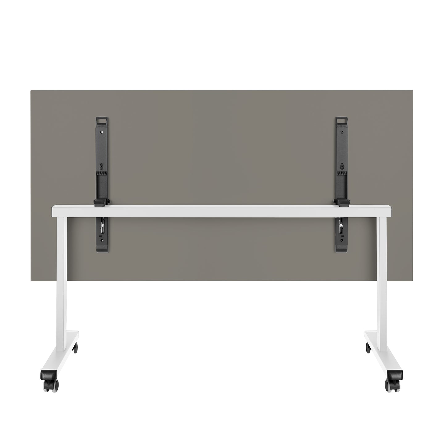 Mara - TILTING Table pliante | Roulable, pliable, 1600 x 800 mm, gris cubanite