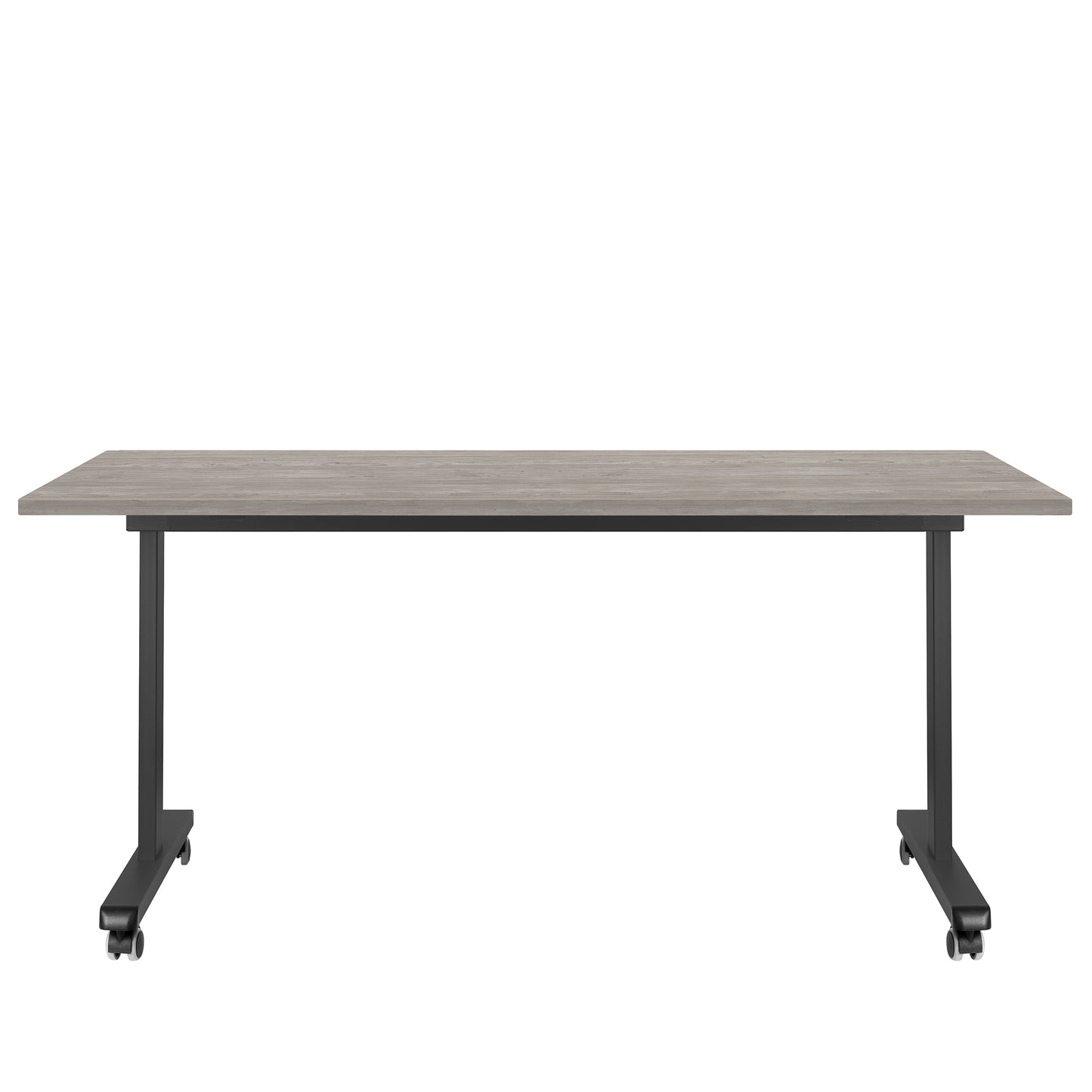 Mara - TILTING Table pliante | Roulable, pliable, 1600 x 800 mm, gris de chêne nord