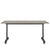 Mara - TILTING Table pliante | Roulable, pliable, 1600 x 800 mm, gris de chêne nord