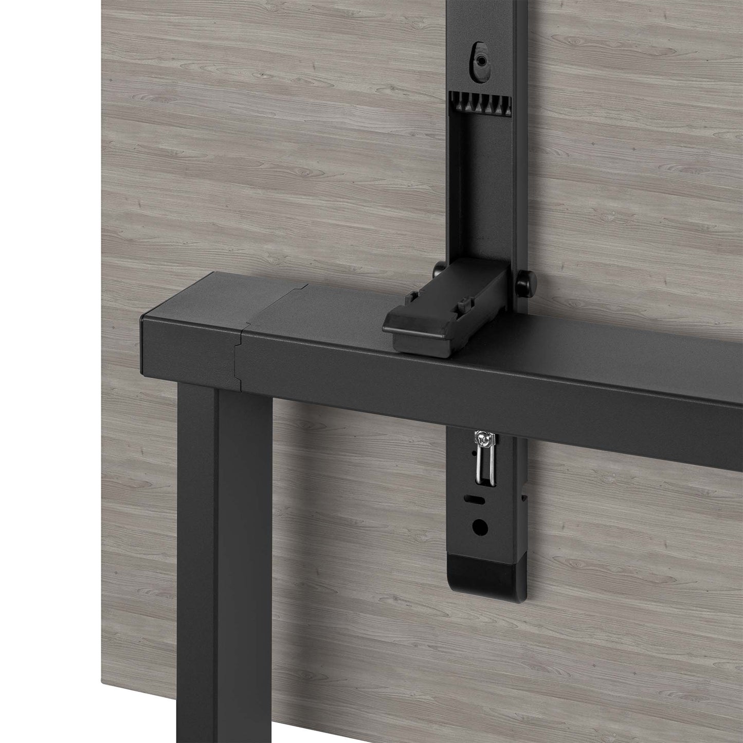 Mara - TILTING Table pliante | Roulable, pliable, 1600 x 800 mm, gris de chêne nord