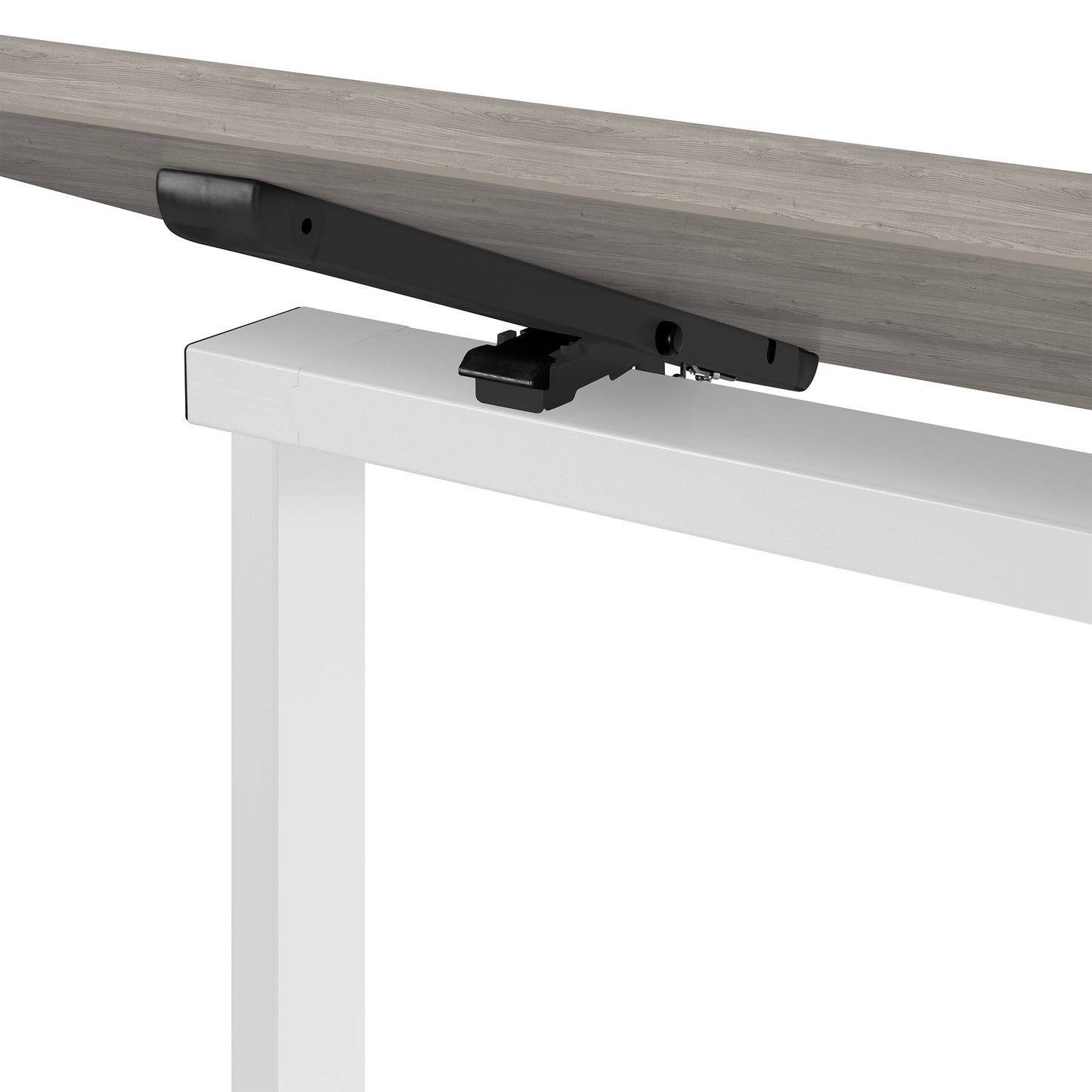 Mara - TILTING Table pliante | Roulable, pliable, 1600 x 800 mm, gris de chêne nord