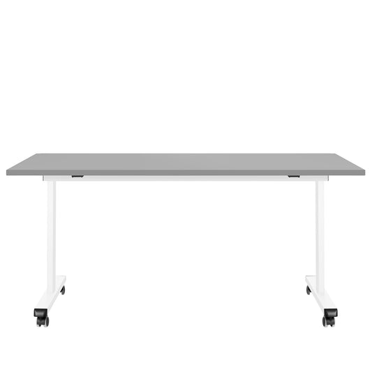 MARA - TILTING Folding table | Rollable, foldable, 1600 x 800 mm, pearl gray