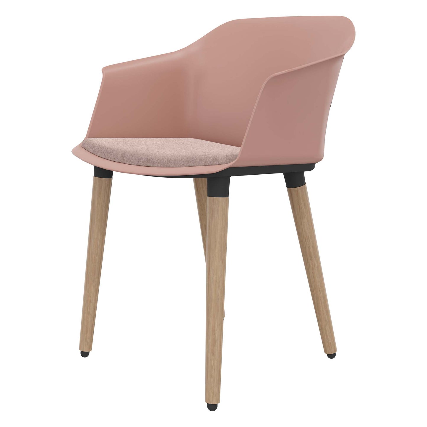 POLYTONE-C Visiteur et président de la conférence | Cadre en bois massif, couleur ancienne rose