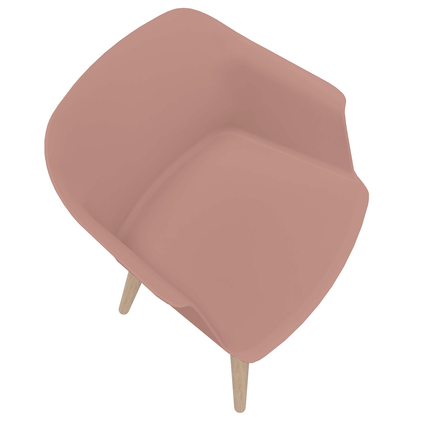 POLYTONE-C Visiteur et président de la conférence | Cadre en bois massif, couleur ancienne rose