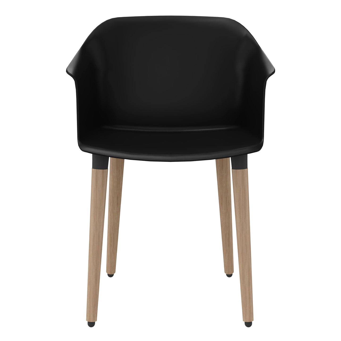 POLYTONE-C Visiteur et président de la conférence | Cadre en bois massif, couleur noire