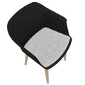 POLYTONE-C Besucher- und Konferenzstuhl | Massivholz-Gestell, Farbe Schwarz - 10 Thumbnail Image