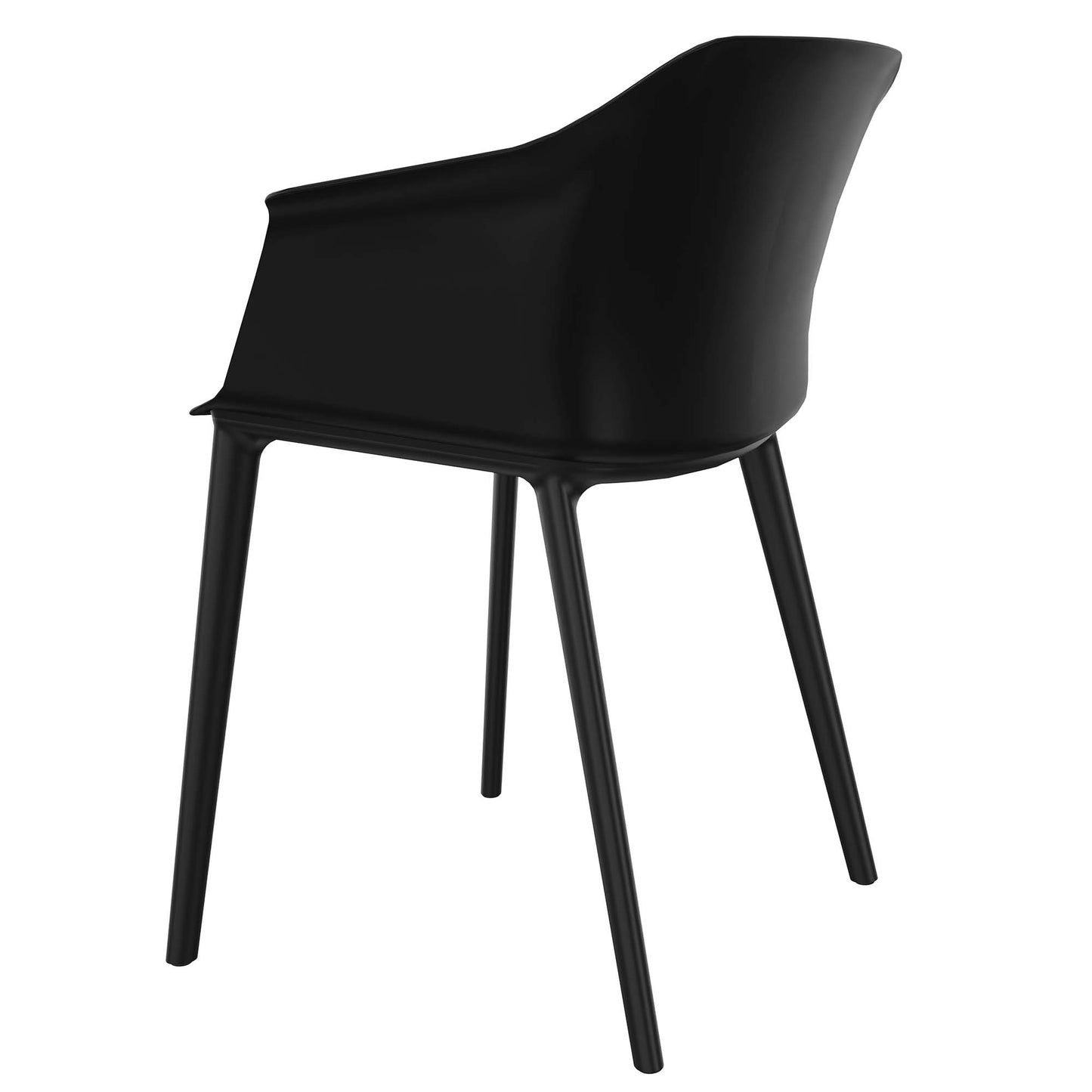 POLYTONE-C visitor and conference chair, color black
