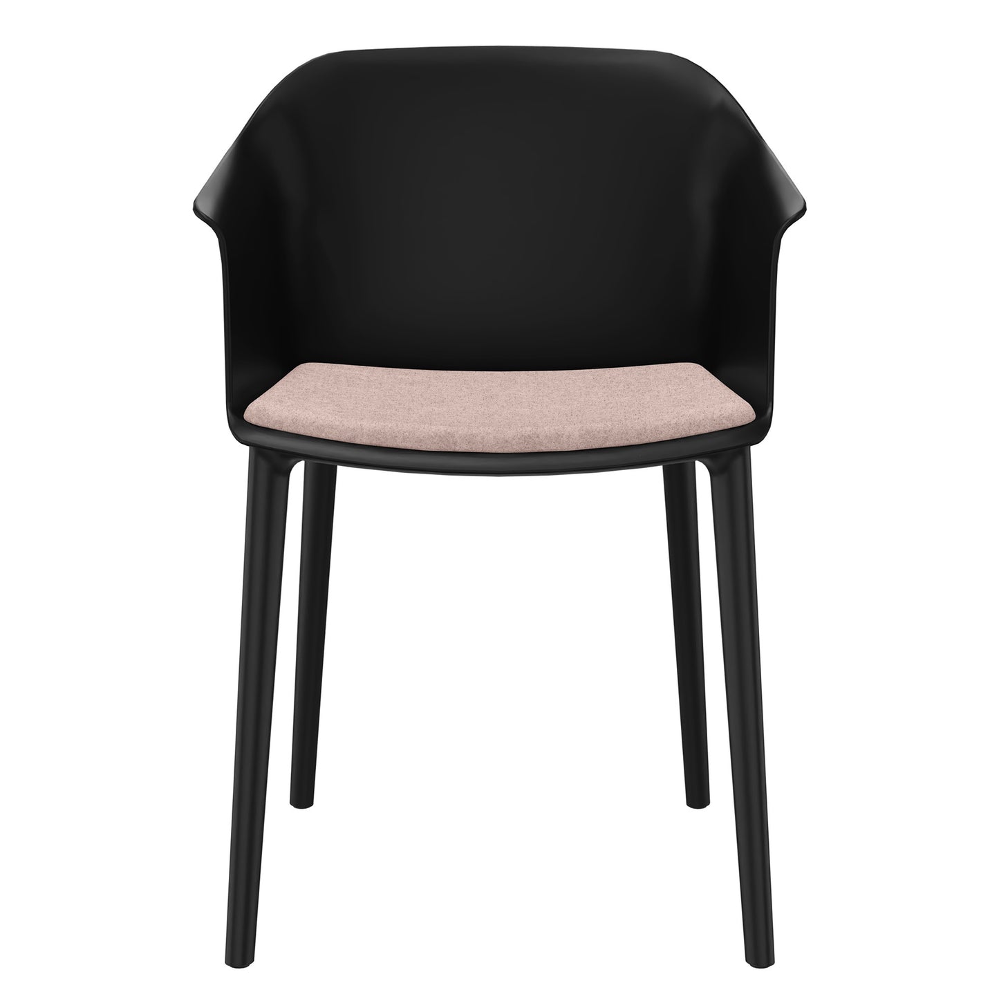 POLYTONE-C visitor and conference chair, color black