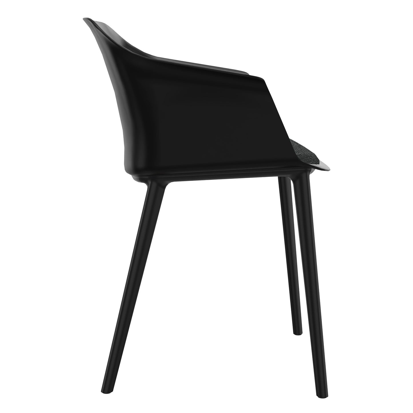 POLYTONE-C visitor and conference chair, color black