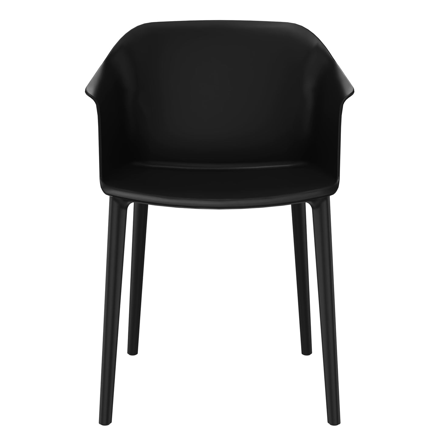 POLYTONE-C visitor and conference chair, color black
