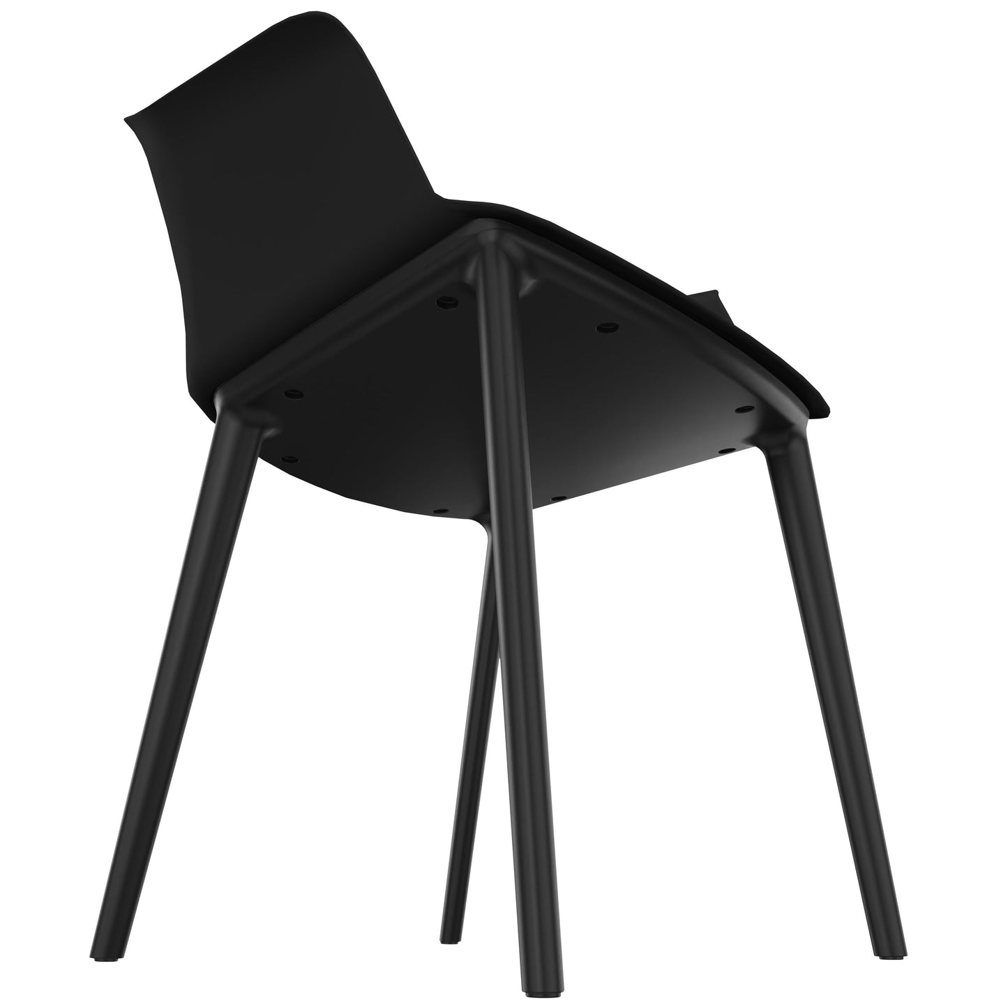 POLYTONE-C visitor and conference chair, color black