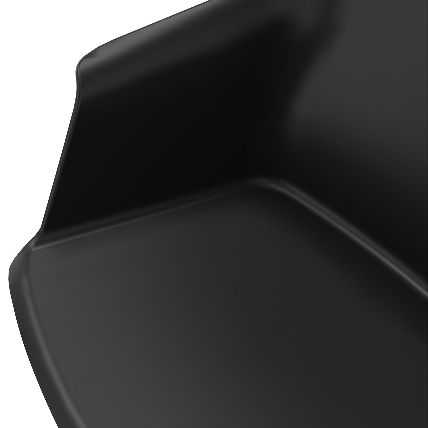 POLYTONE-C visitor and conference chair, color black