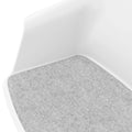 POLYTONE-C Besucher- und Konferenzstuhl rollbar | Pyramiden-Gestell, Farbe Weiß - 7 Thumbnail Image