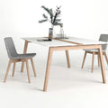 TWIST&SIT Sedia per visitatori e conferenze | Struttura in legno massello, rivestimento in lana SYNERGY - 3 Thumbnail Image