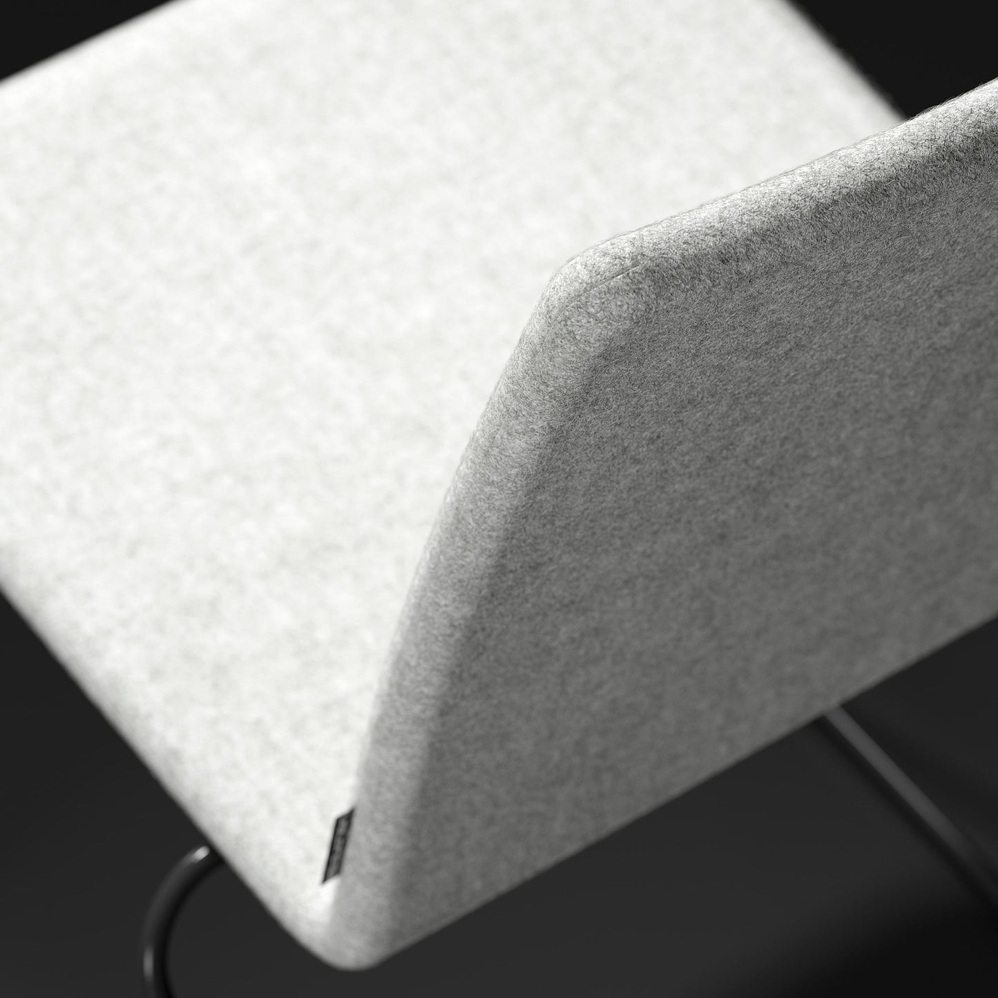 MOON visitor chair | Sled base, padded seat, cover materials BERTA / LUCIA / VELITO / SYNERGY