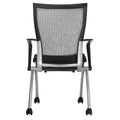 VIENA Chaise visiteur | À roulettes, noir / argent - 10 Thumbnail Image