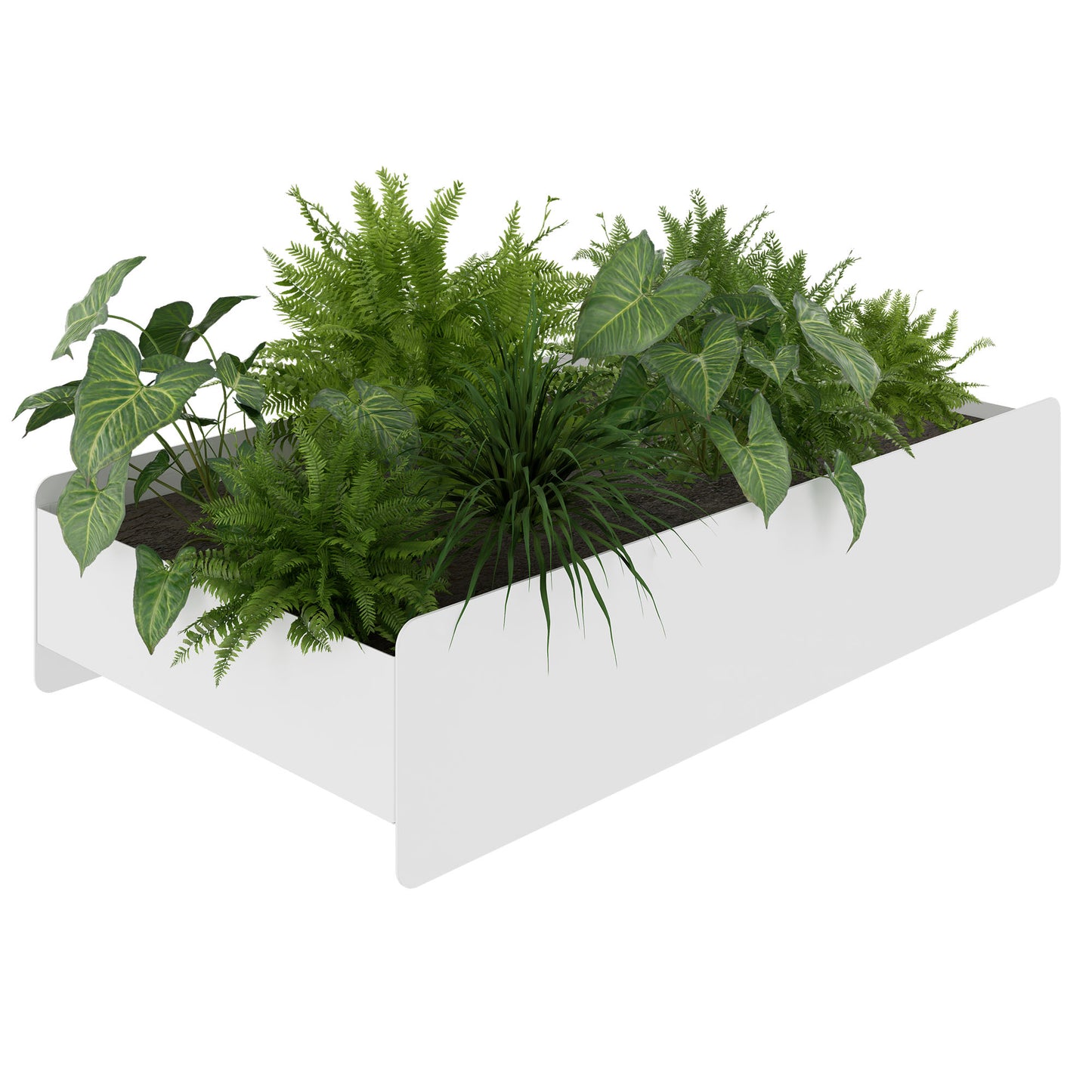 ATELLA Boîtes de fleurs | 748 x 160 mm, métal