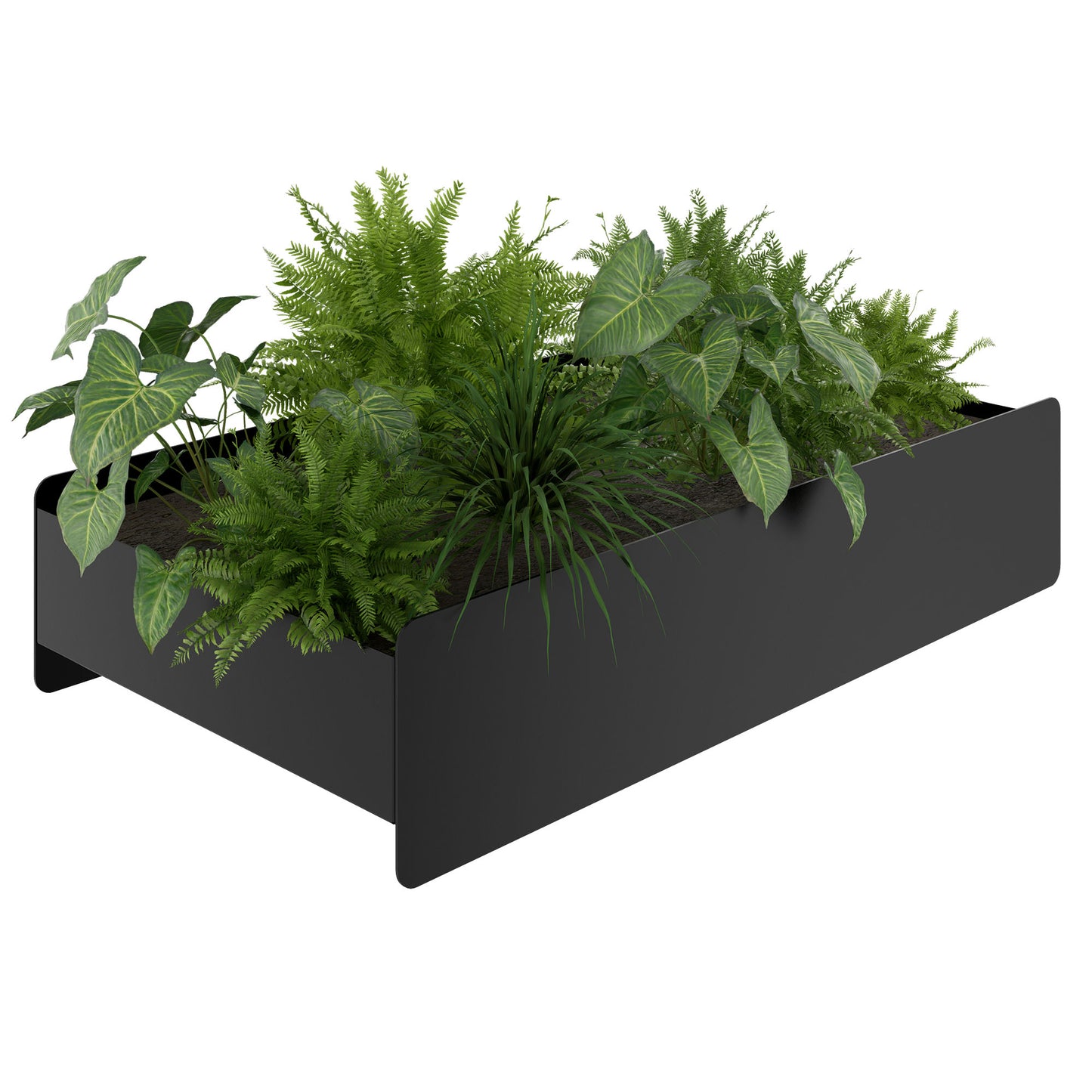 ATELLA Boîtes de fleurs | 748 x 160 mm, métal