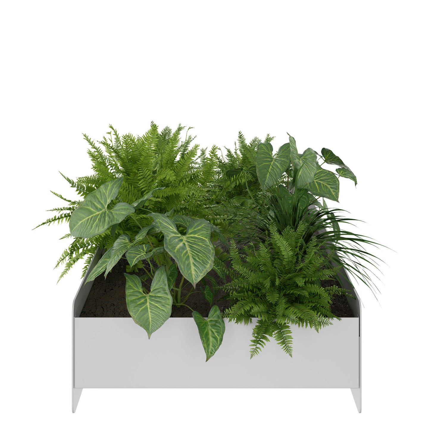 ATELLA Boîtes de fleurs | 748 x 160 mm, métal