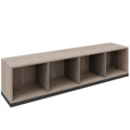 CHOICE Scaffale per libri | 1 OH, 1600 x 410 mm, rovere nordico grigio / grigio cubanite - 2 Thumbnail Image