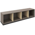CHOICE Étagère à livres | 1 OH, 1600 x 410 mm, gris cubanite / frêne sable - 2 Thumbnail Image