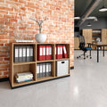CHOICE bookshelf | 2 OH, 1200 x 760 mm, amber oak - 1 Thumbnail Image