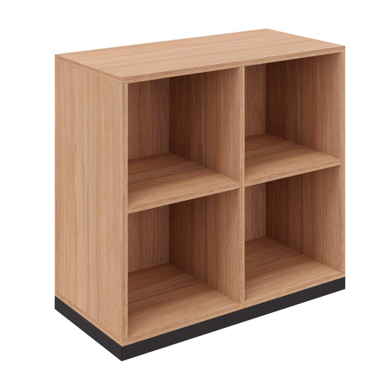 CHOICE Bücherregal | 2 OH, 800 x 760 mm, Bernsteineiche