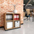CHOICE Bücherregal | 2 OH, 800 x 760 mm, Bernsteineiche