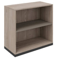 CHOICE Bücherregal | 2 OH, 800 x 760 mm, Nordeiche grau / Cubanitgrau - 2 Thumbnail Image