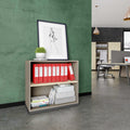 CHOICE Libreria | 2 OH, 800 x 760 mm, grigio cubanite / frassino sabbia - 1 Thumbnail Image